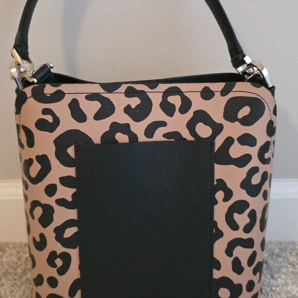Kate Spade Leopard Darcy Bucket Bag - Picture 2 of 6